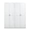 Manhattan Comfort Hopkins Storage Closet 2.0 in White - Set of 2 2-2GLF-WH - alternate 1